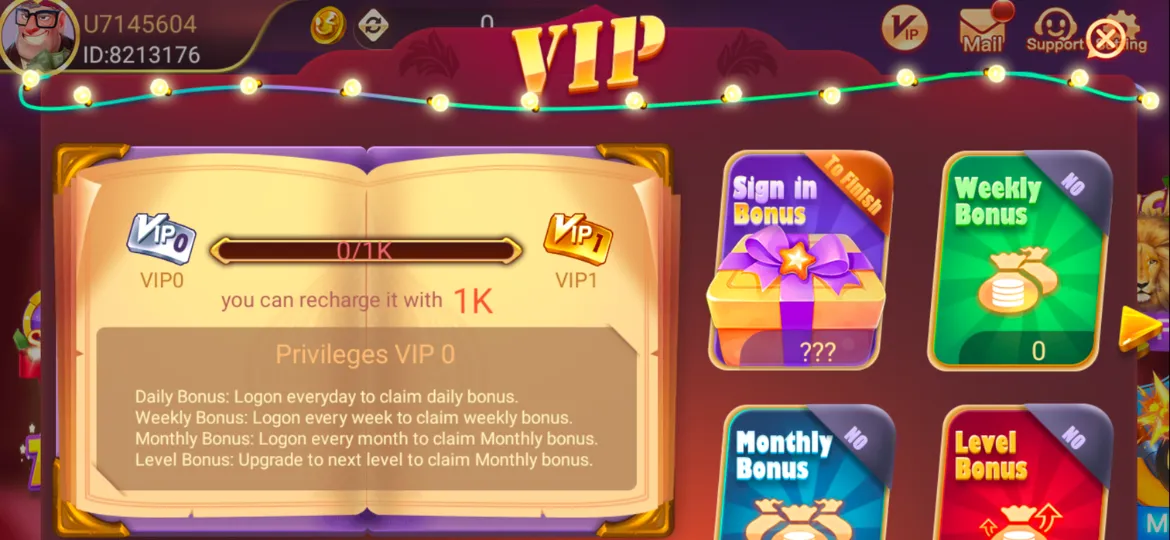 Claim daily free chips and bonuses in 3 Patti No1 app
